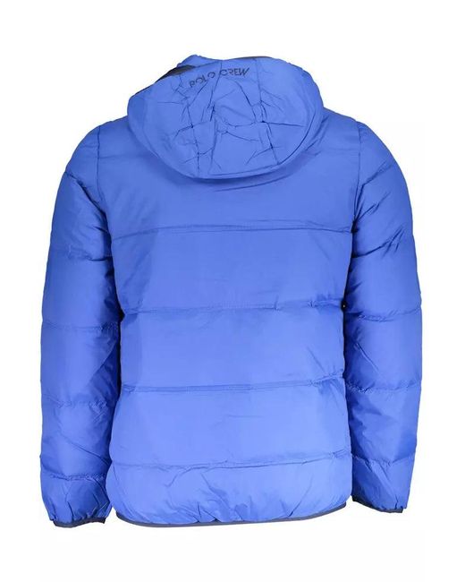 La Martina Blue Polyamide Jacket for men
