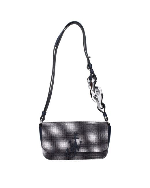 J.W. Anderson Gray Blue Fabric Shoulder Bag for men