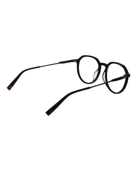 Fila Black Stainless Steel Glasses (frames)