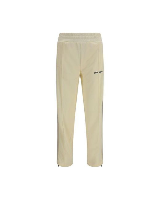 Palm Angels Natural Beige Polyester Athletic Pants for men