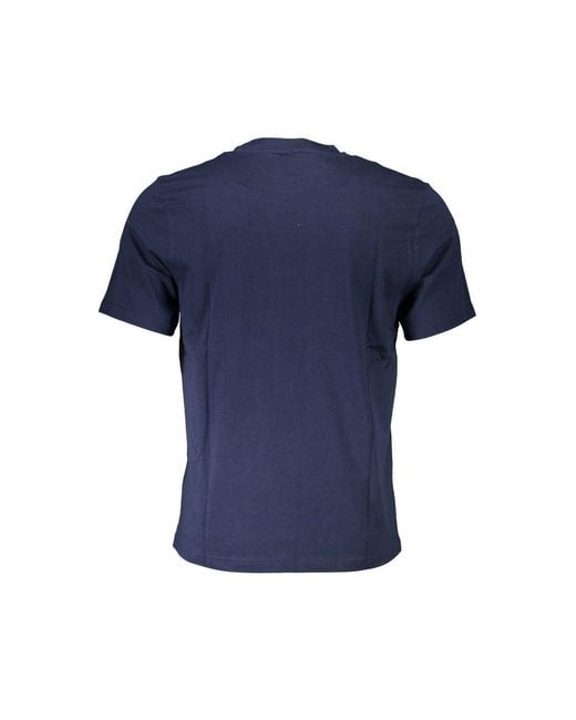 North Sails Blue Cotton T-Shirt for men