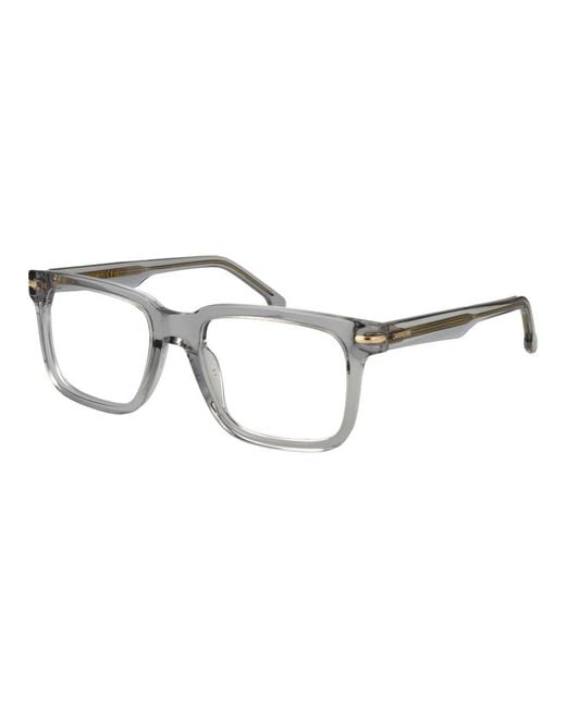 Carrera Metallic Gray Acetate Glasses (frames) for men