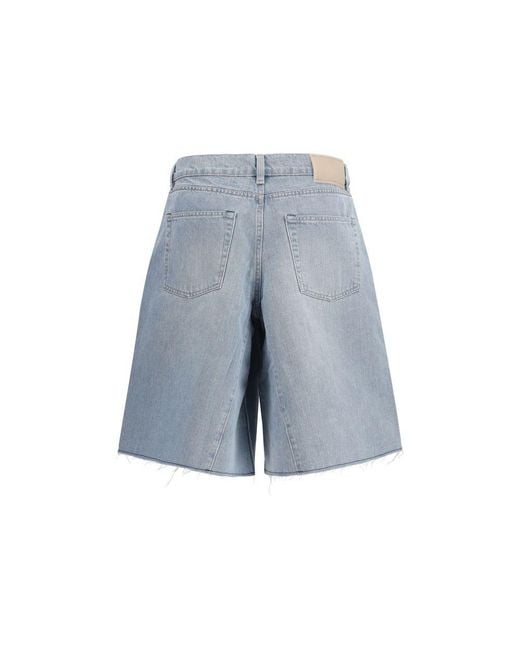 Our Legacy Blue Cotton Bermuda Shorts