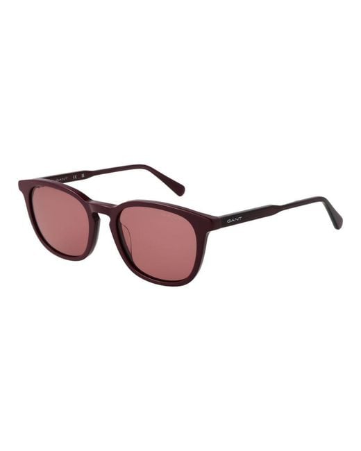 Gant Red Purple Acetate Sunglasses