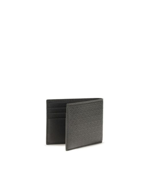 Ferragamo Gray Black Calf Leather Bos Taurus Wallet for men