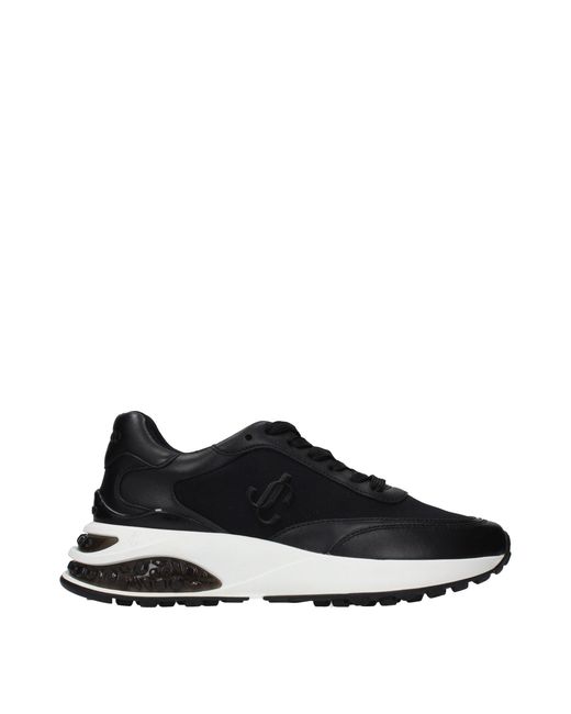 Jimmy Choo Black Sneakers Memphis Fabric