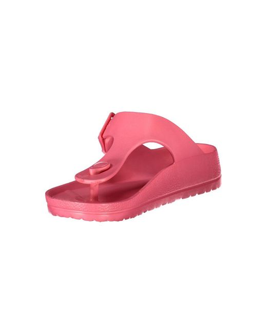 Norway 1963 Pink Rosa Plastica Donna Ciabatta