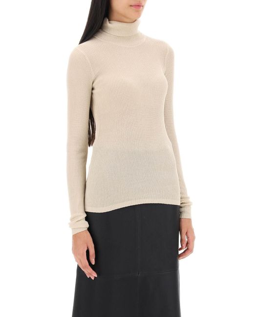 By Malene Birger White Ronella Lyocell Knit Top