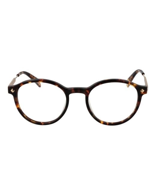 Police Black Brown Metal Glasses (frames)