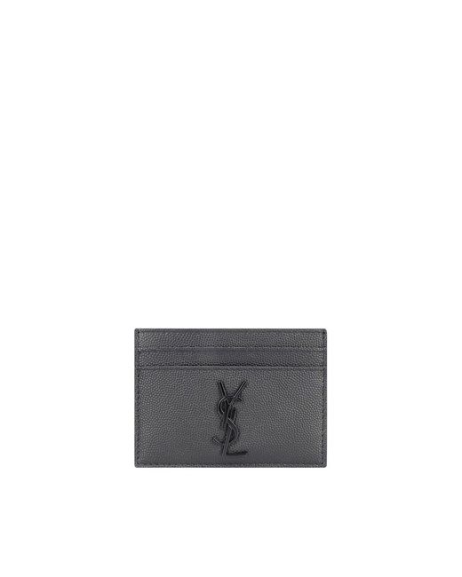 Saint Laurent Gray Wallets & Card Holders for men