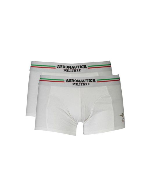Aeronautica Militare Gray Cotton Underwear for men