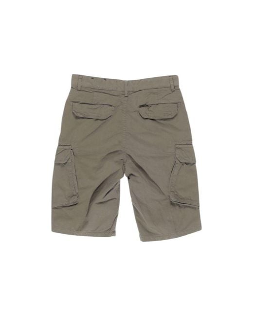 Lyle & Scott Gray Green Cotton Short for men
