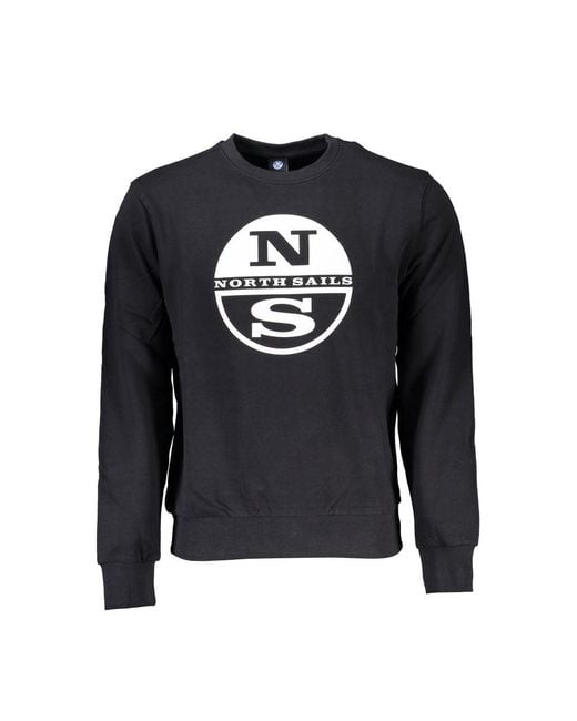 North Sails Blue Cotton Sweater for men
