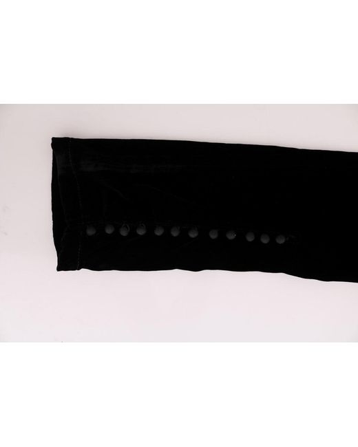Ermanno Scervino Black Sleek High-Waist Trousers