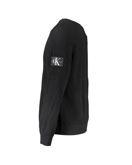 Calvin Klein Black Wool Shirt for men
