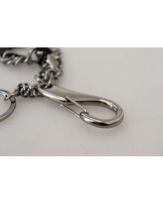Dolce & Gabbana Black Elegant And Designer Keychain for men
