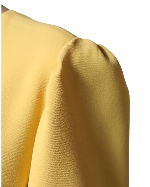 Dolce & Gabbana Metallic Yellow Short