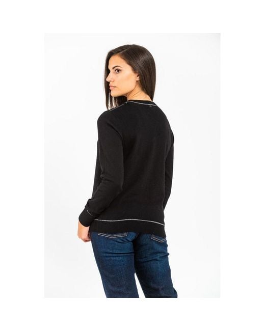 Gas Black Cashmere Sweater