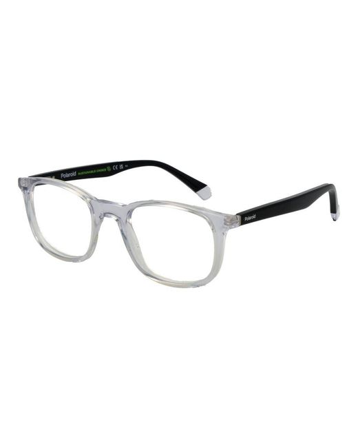 Polaroid Black Transparent Cellulose Propionate Glasses (frames)