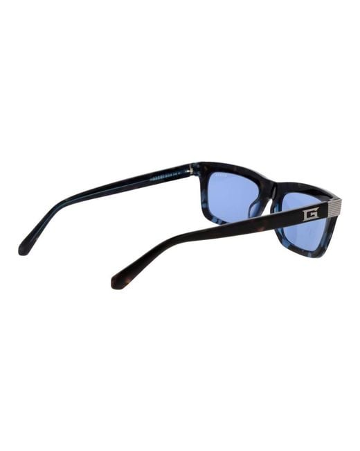 Guess Blue Acetate Sunglasses for men