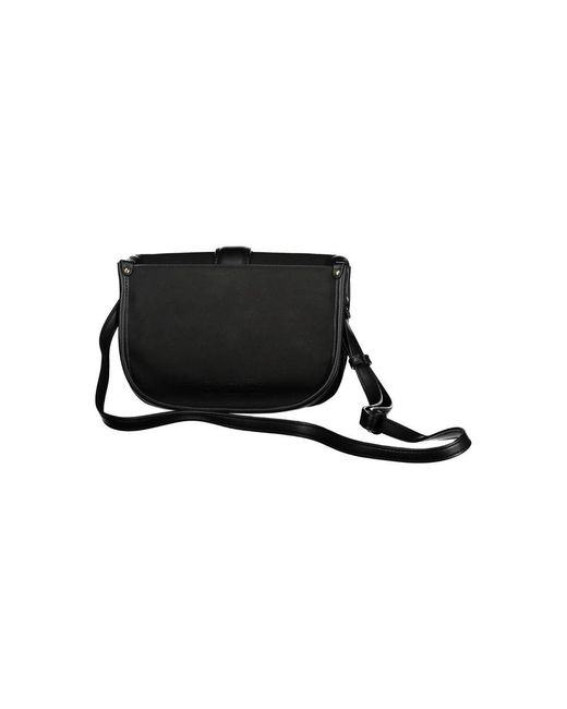 La Martina Black Polyethylene Handbag