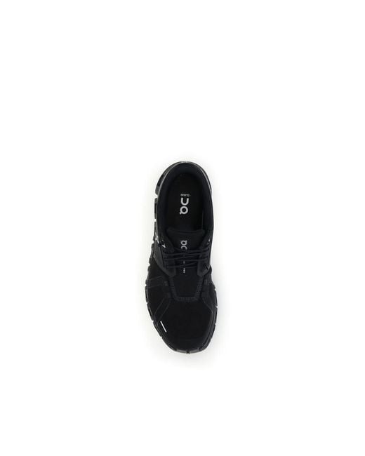 On Shoes Black Polyurethane Athletic Sneakers for men