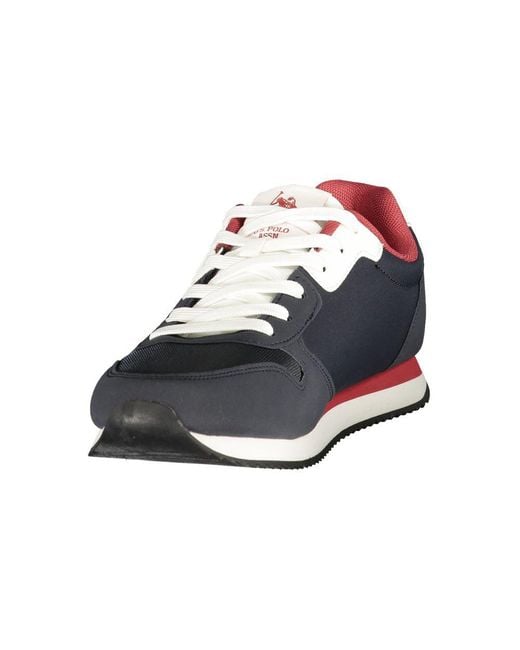 U.S. POLO ASSN. Blue Polyurethane Men's Sneaker for men