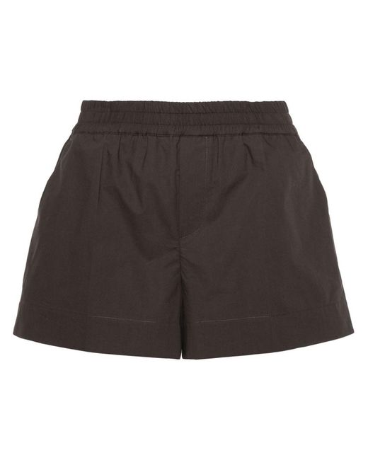 P.A.R.O.S.H. Pink Elasticated-Waist Cotton Shorts