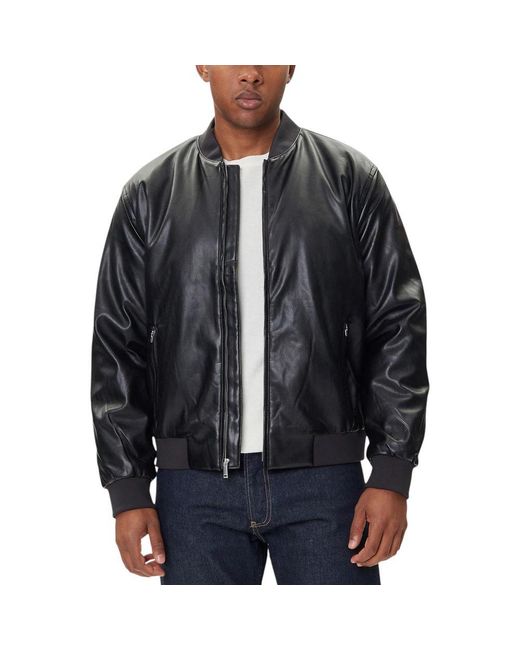 Calvin Klein Black Polyethylene Bomber for men