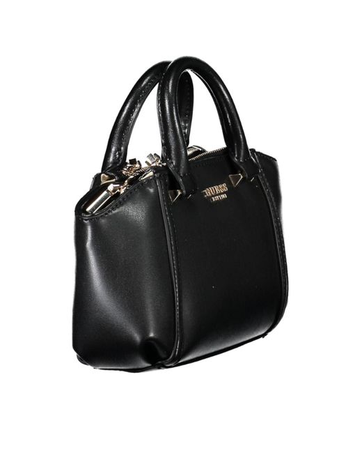 Guess Black Chic Contrasting Detail Tote Bag