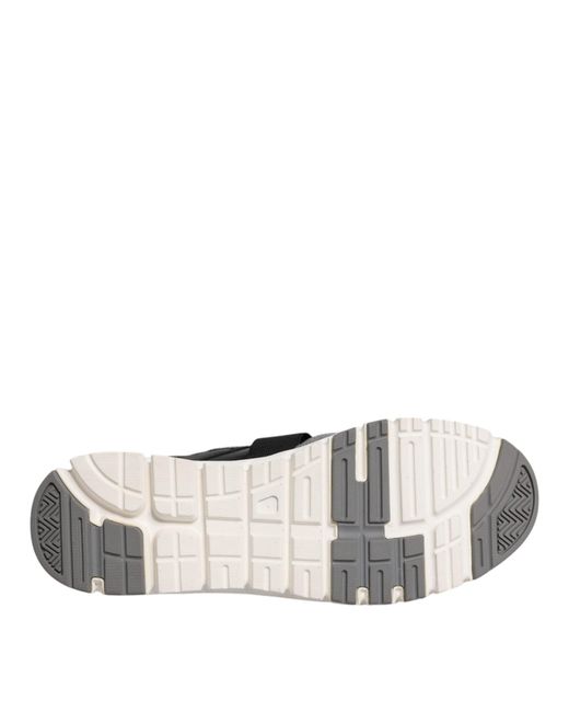 Dolce & Gabbana Multicolor Leather Suede Low Top Sneakers Shoes for men