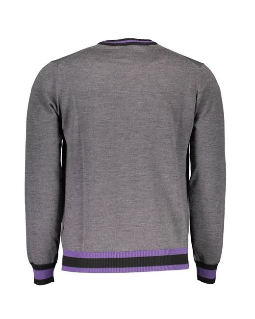 Harmont & Blaine Gray Wool Sweater for men