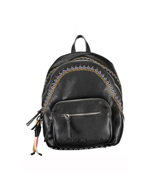 Desigual Black Polyethylene Backpack