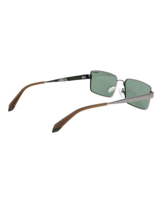 Polaroid Green Gray Metal Sunglasses for men