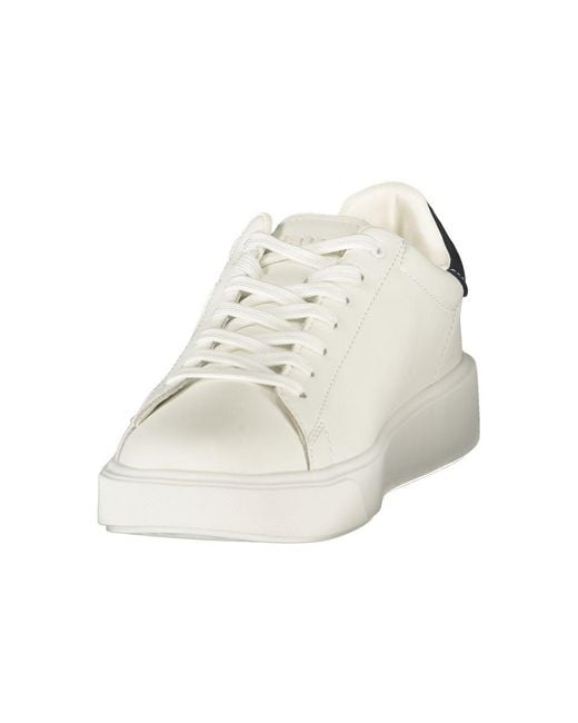 Blauer White Polyurethane Men's Sneaker for men