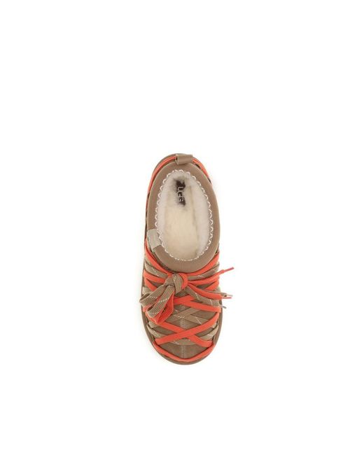Ugg Brown Multicolor Suede Leather Strap for men