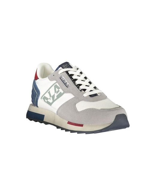 Napapijri White Polyester Men's Sneaker for men
