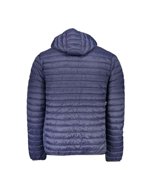 North Sails Blue Polyamide Jacket for men