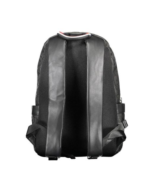 Tommy Hilfiger Gray Elegant Urban Backpack With Laptop Pocket for men