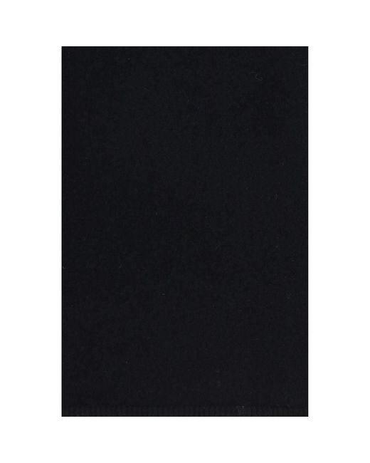 Allude Black Blue Cashmere Turtleneck