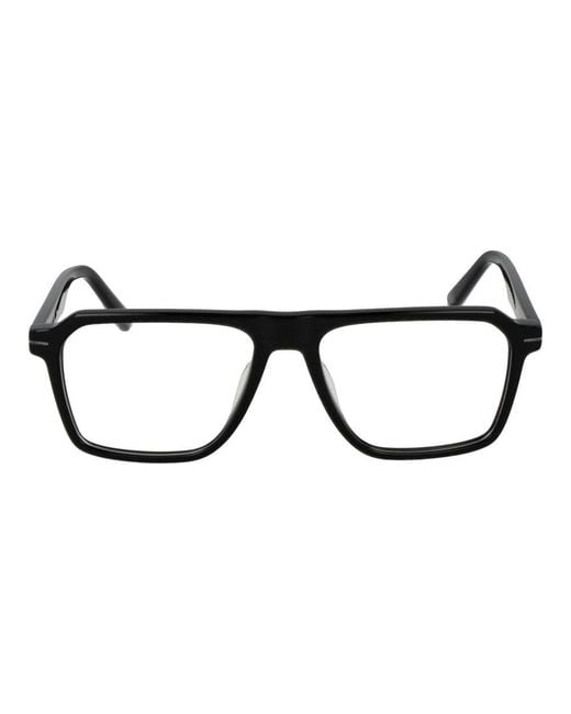 Fila Black Cellulose Acetate Glasses (frames) for men