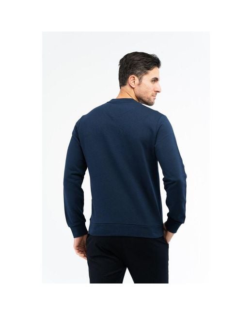 Bikkembergs Blue Cotton Sweatshirt for men
