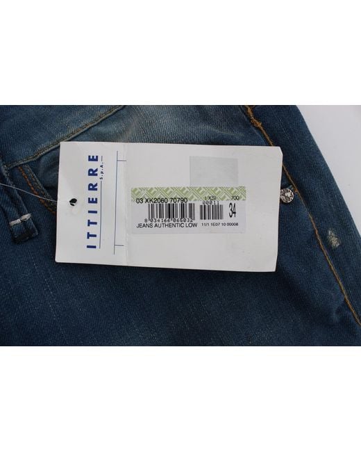 Acht Denim Cotton Stretch Baggy Fit Jeans Blue Sig30490 for men