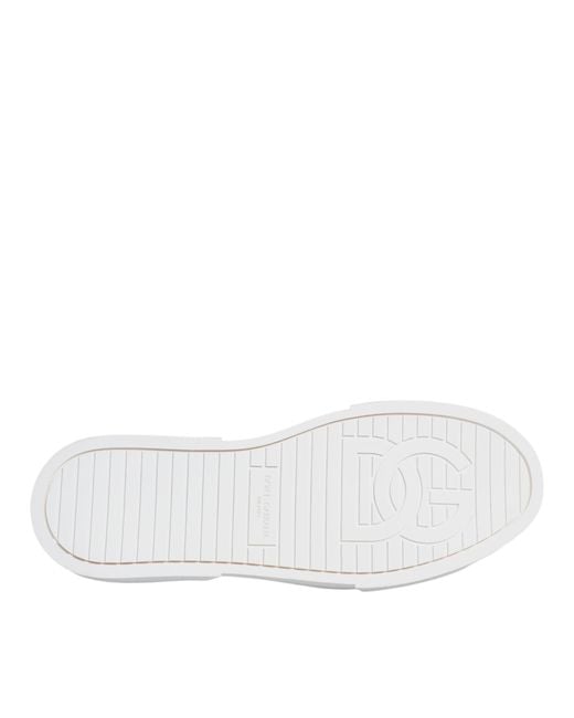 Dolce & Gabbana Pink Canvas Logo Low Top Sneakers Shoes