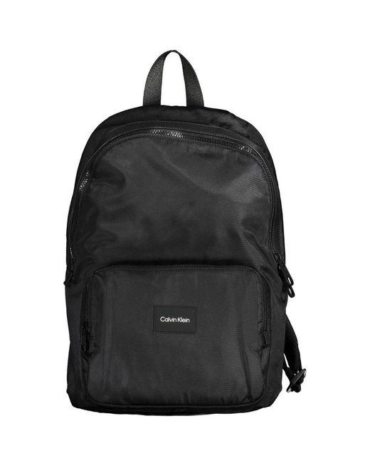 Calvin Klein Black Polyester Men Backpack for men