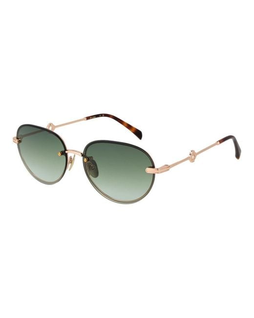 Maje Green Metal Sunglasses