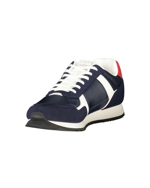 Tommy Hilfiger Blue Polyester Sneaker for men