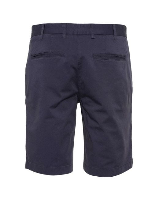 Refrigiwear Blue Elegant Bermuda Shorts With Logo Patch for men