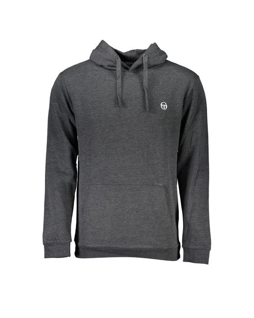 Sergio Tacchini Gray Cotton Sweater for men