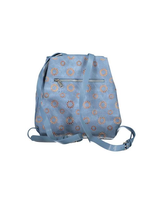 Desigual Blue Light Polyethylene Backpack